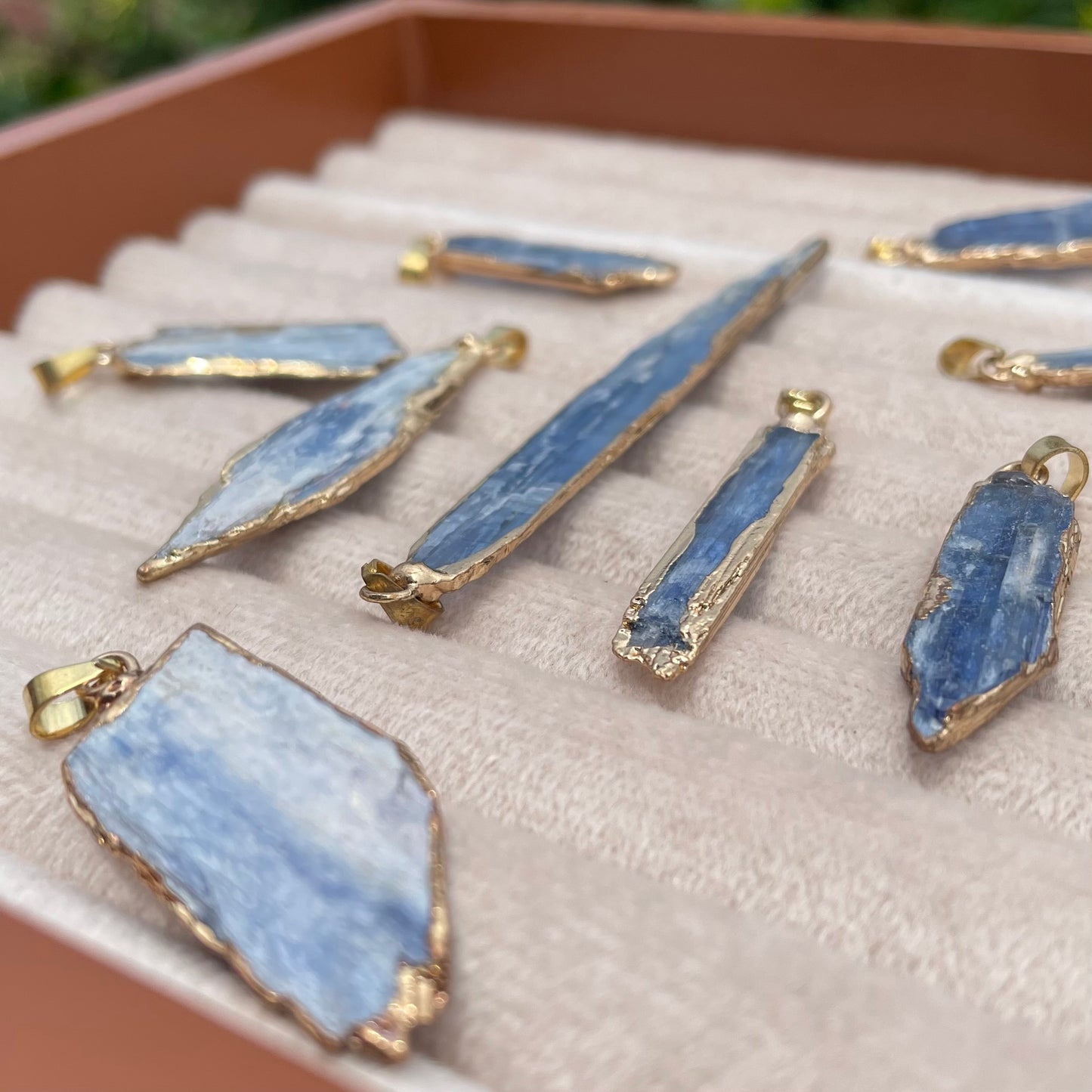 Blue kyanite Pendent