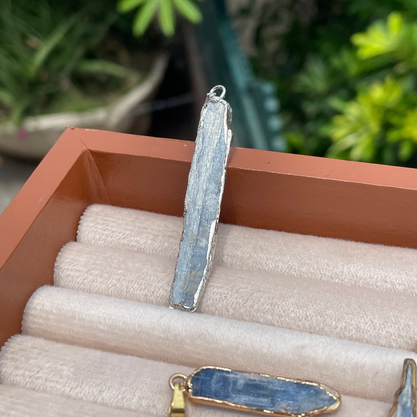 Blue kyanite Pendent