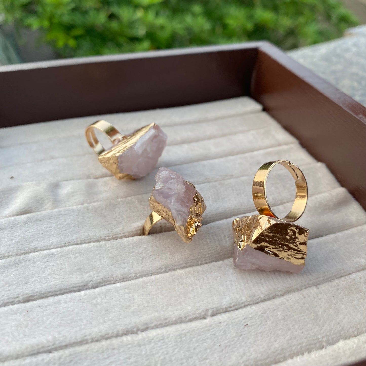 Rough Stone Rings
