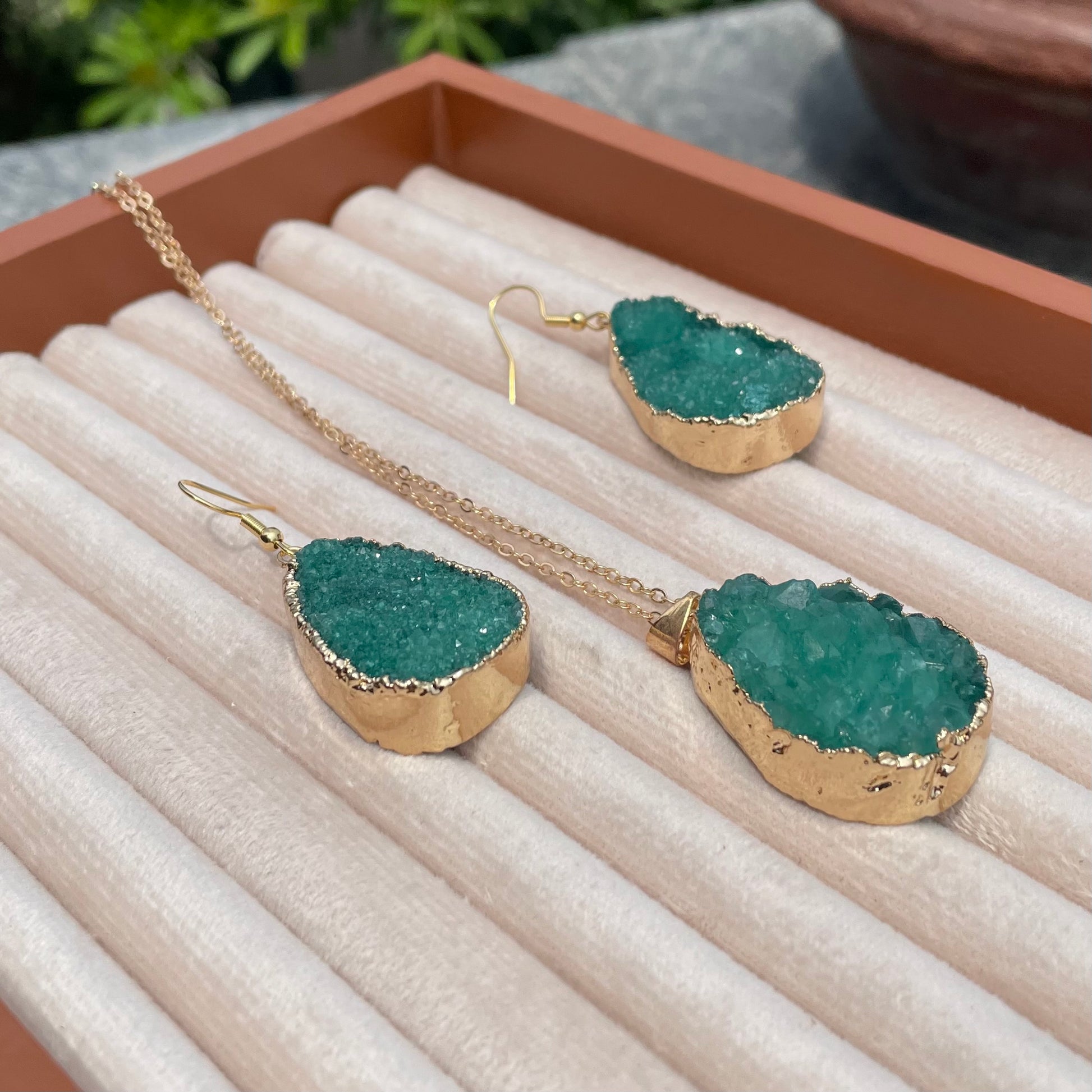 Druzy Charm Set