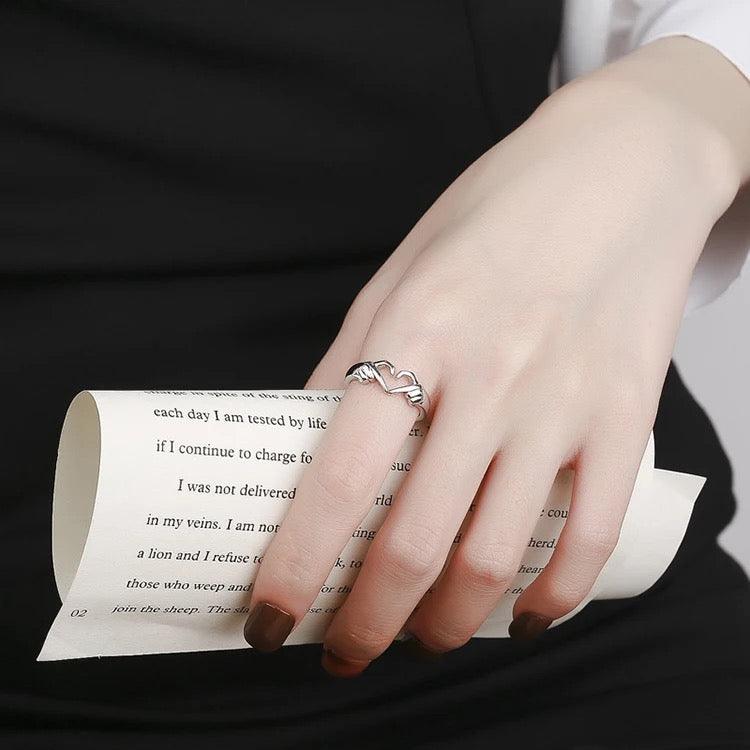 Finger Heart Ring - Sparkle Jewels