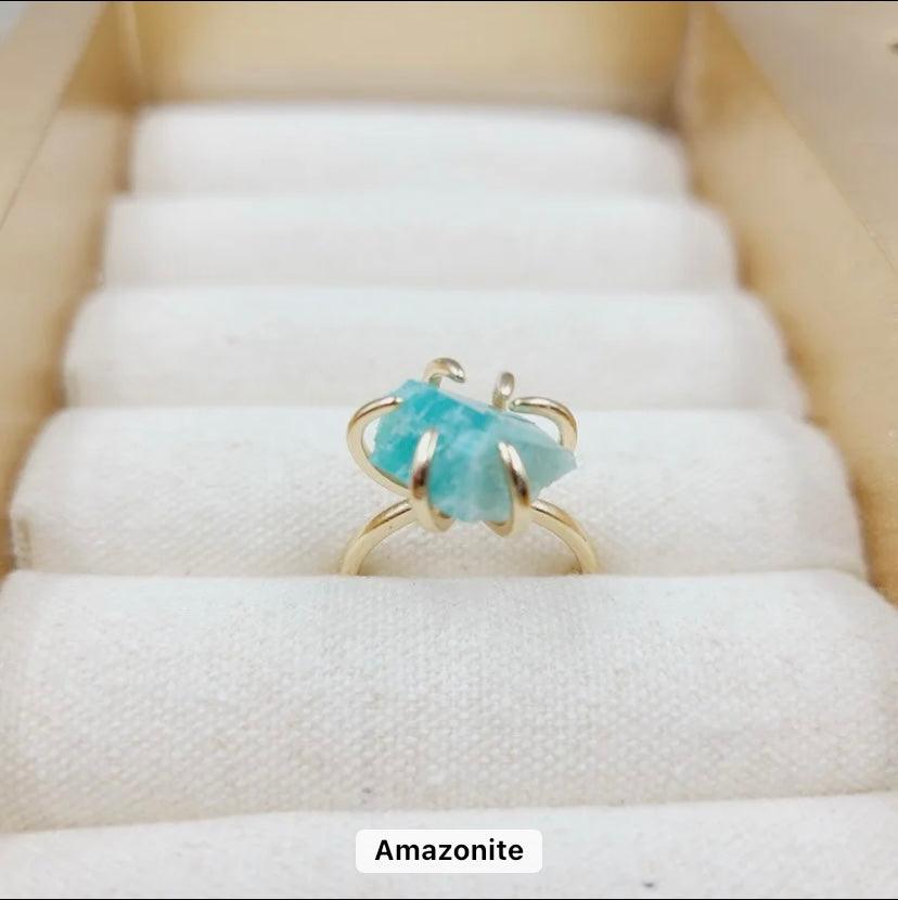 Adjustable- Druzy Stone Rings - Sparkle Jewels