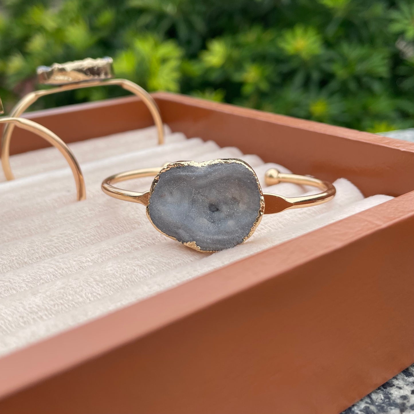 Grey Agate Bracelet