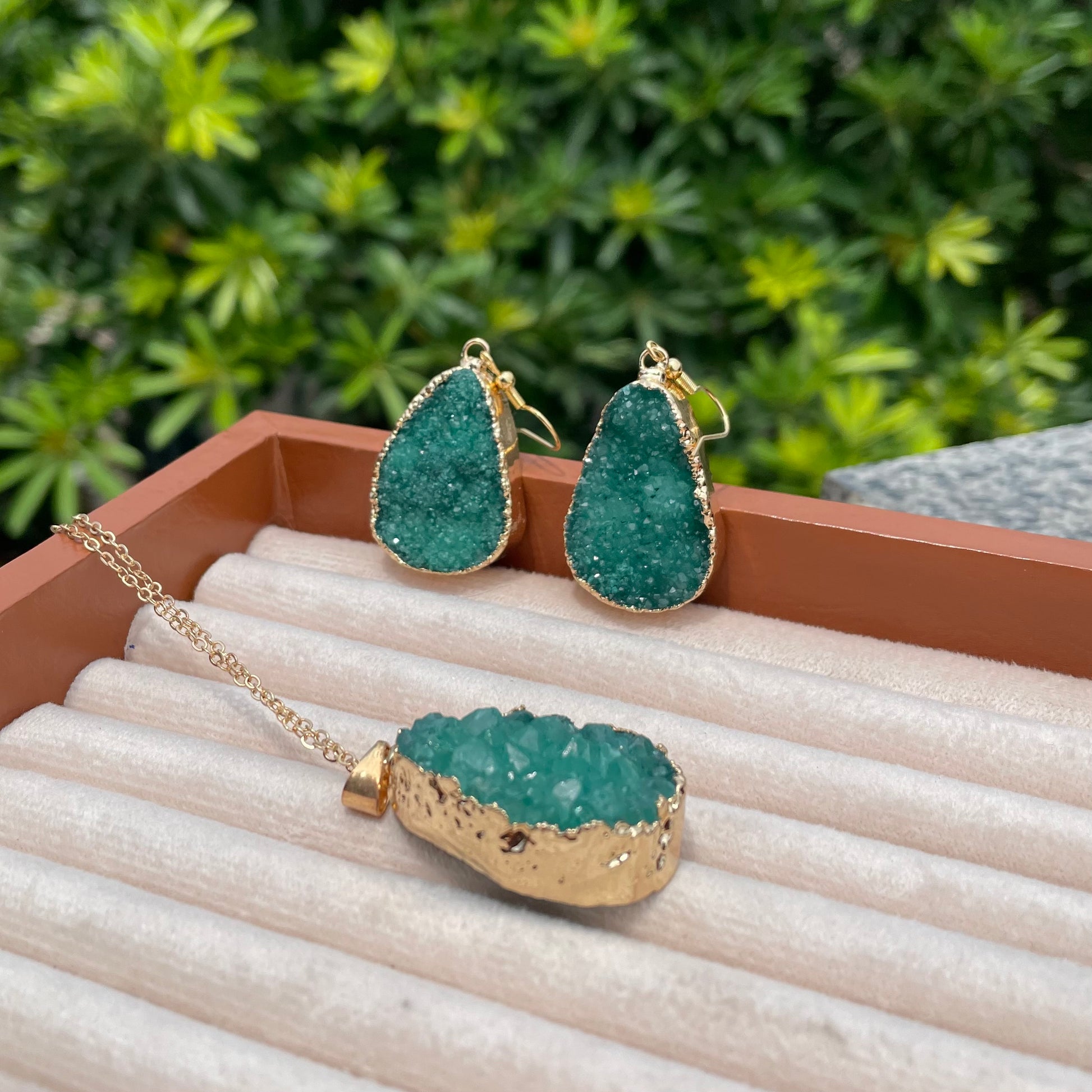 Druzy Charm Set