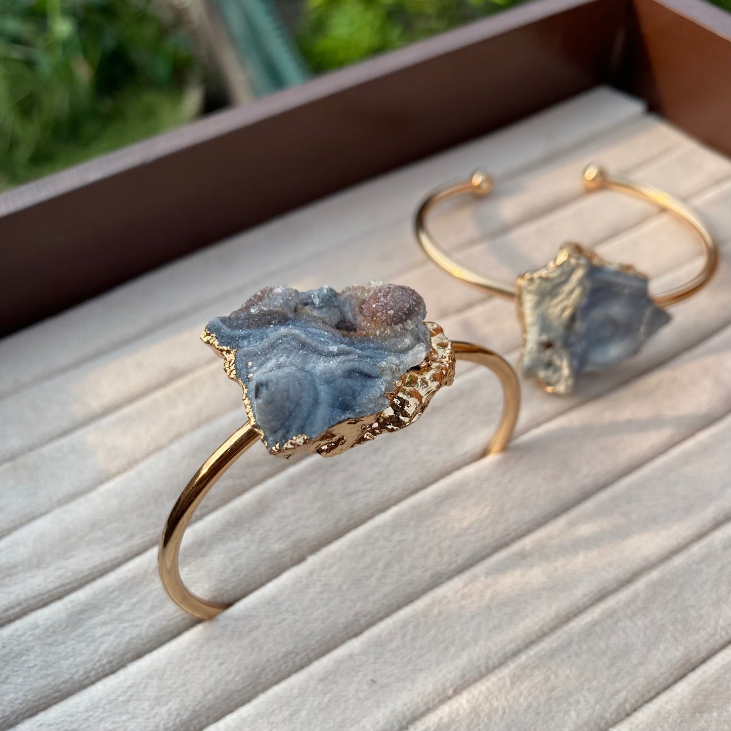 Grey Agate Bracelet 