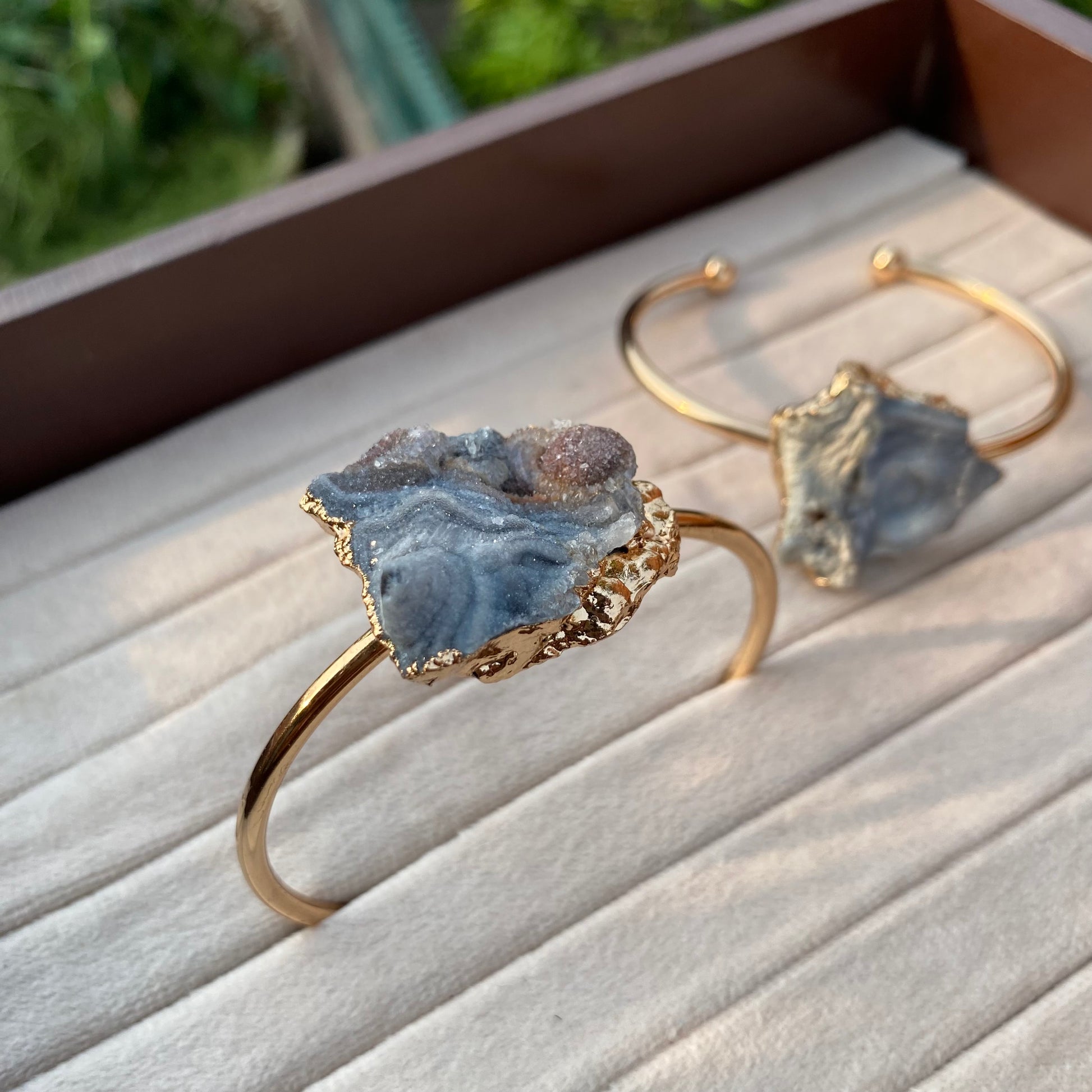 Grey Agate Bracelet 