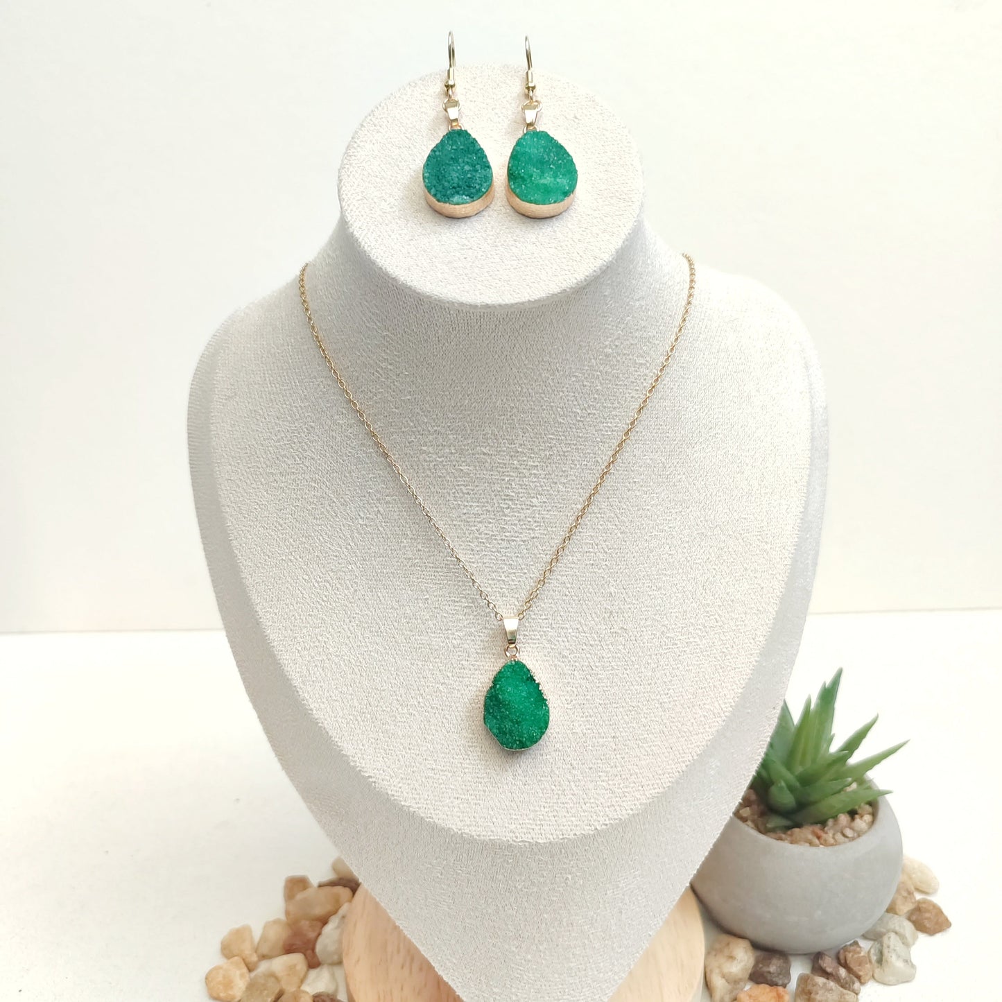 Druzy Charm Set