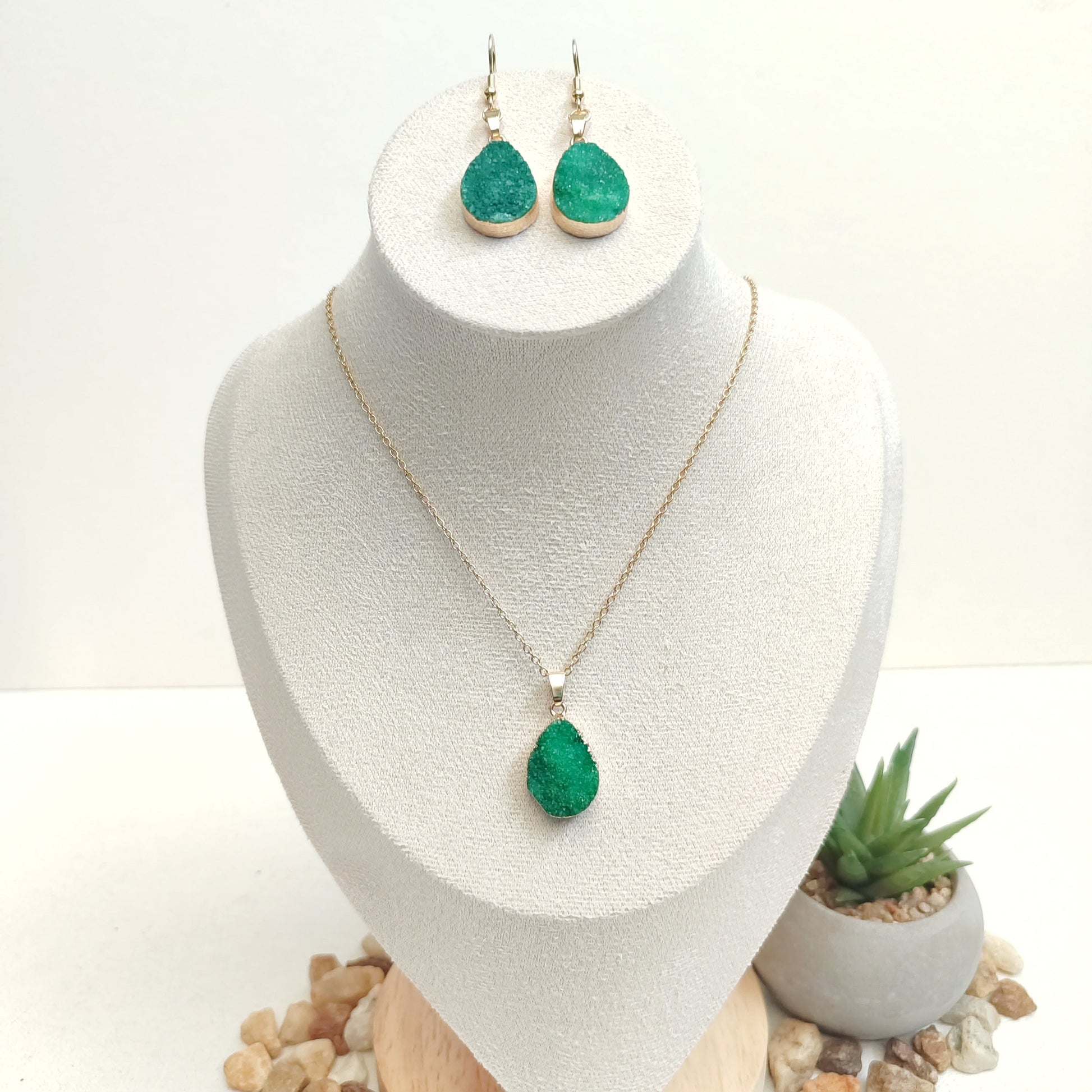 Druzy Charm Set