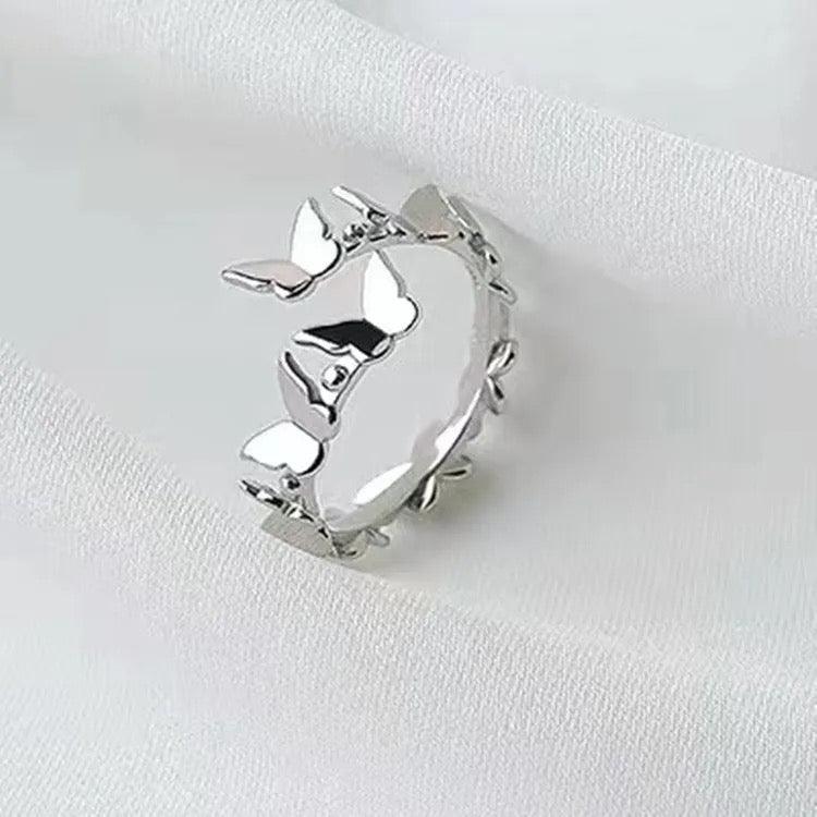 Butterfly Ring - Adjustable - Sparkle Jewels