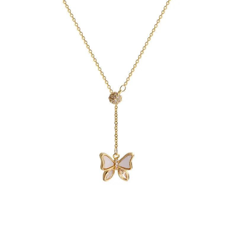 Butterfly Pendent Necklace - Sparkle Jewels