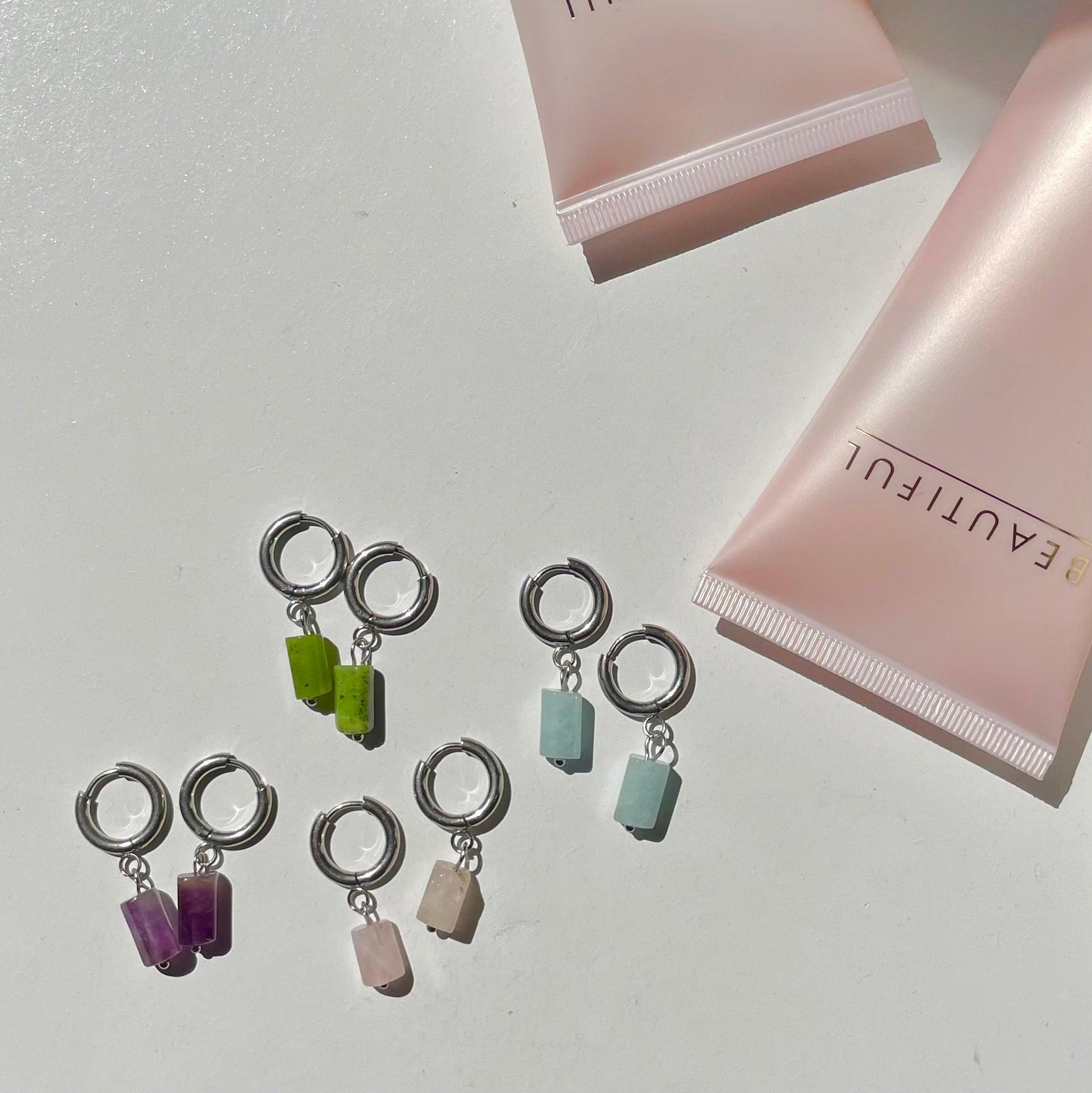 Round Buckle Earrings - Sparkle Jewels