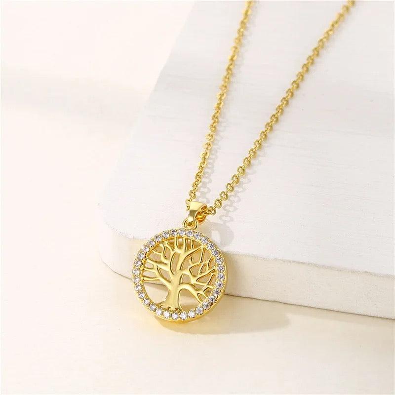 Life Tree Necklace - Sparkle Jewels