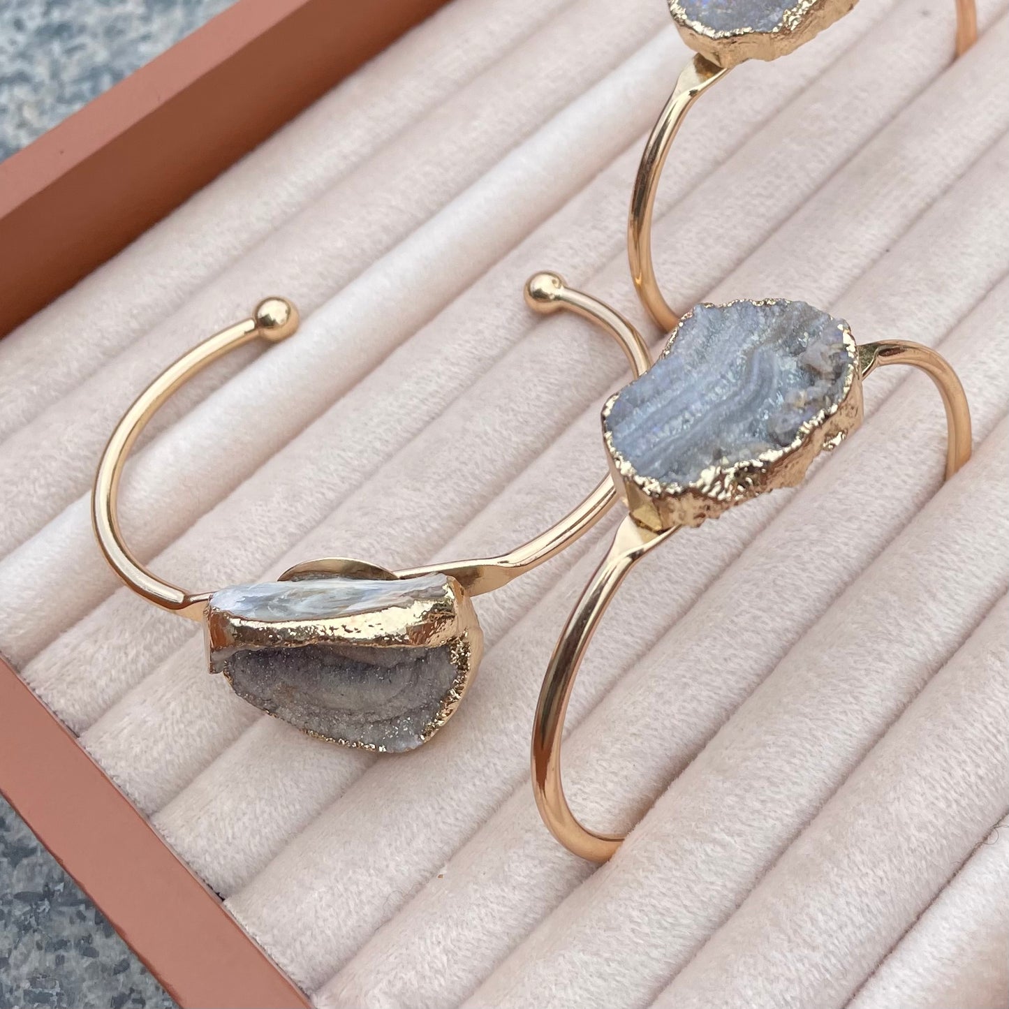 Grey Agate Bracelet