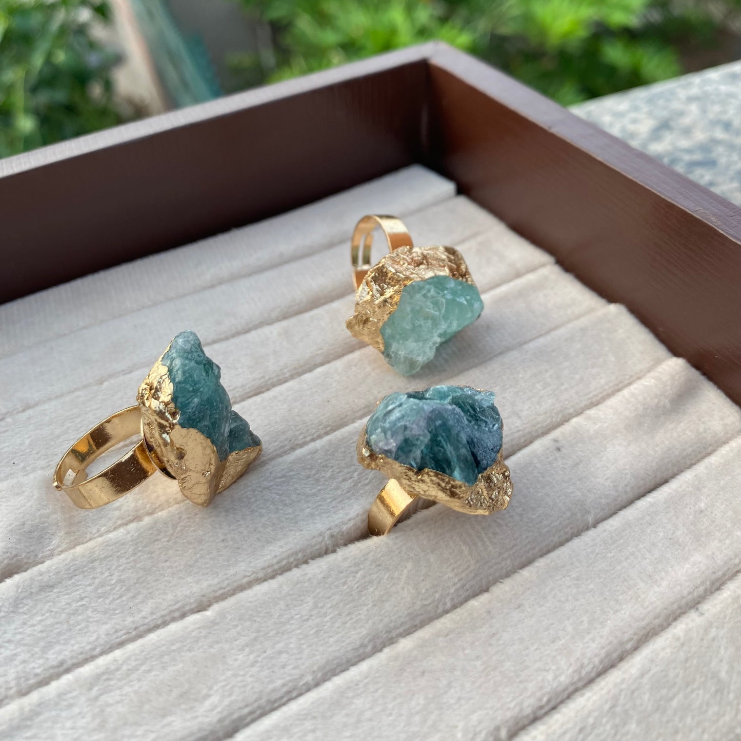 Rough Stone Rings