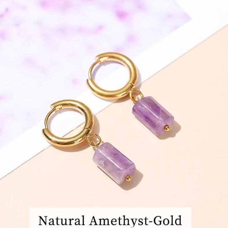 Round Buckle Earrings - Sparkle Jewels