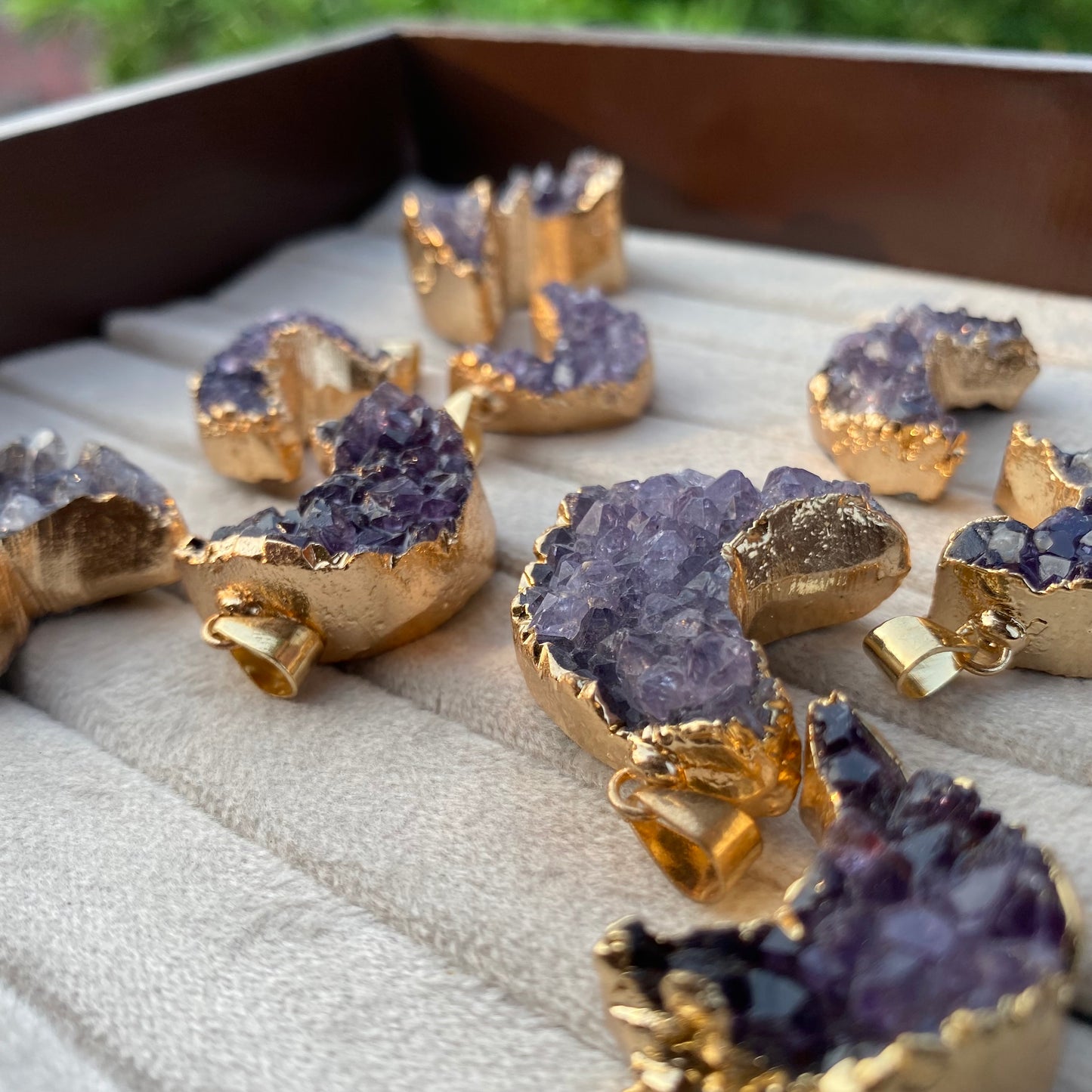 Amethyst Moon pendant