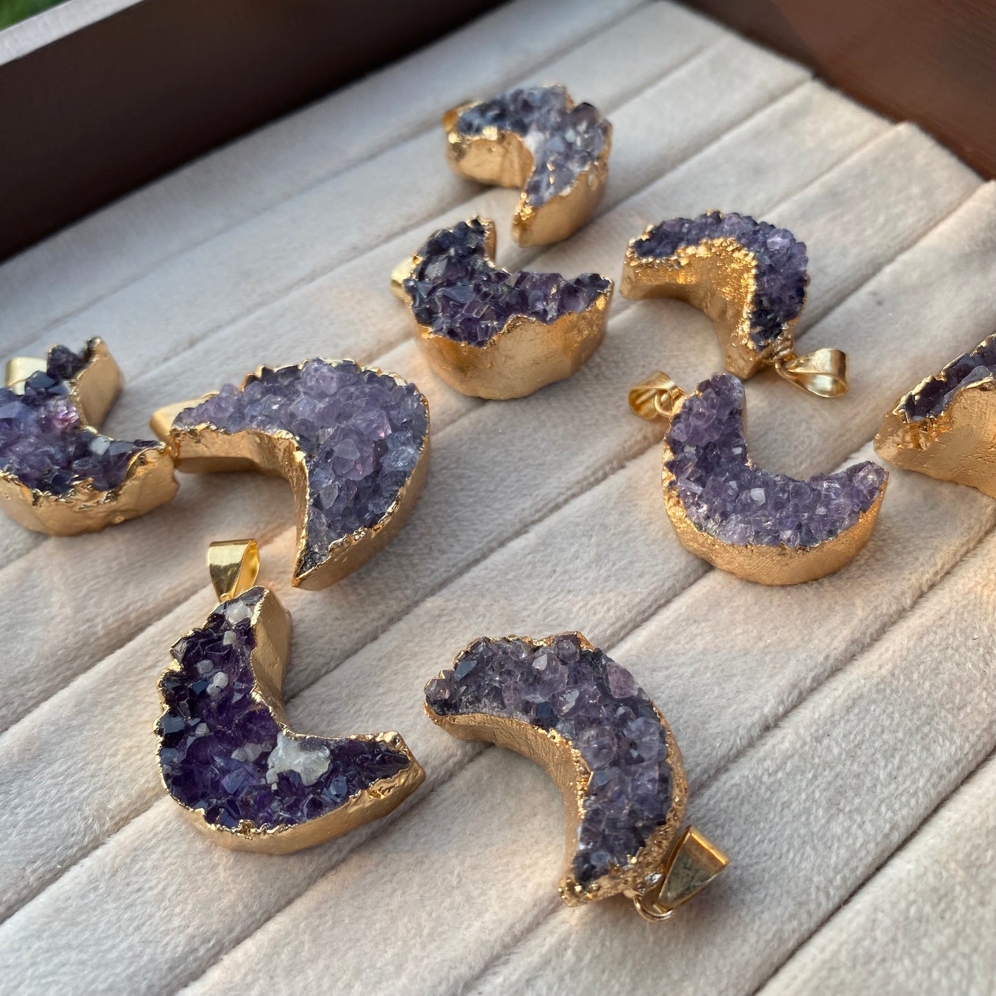 Amethyst Moon pendant