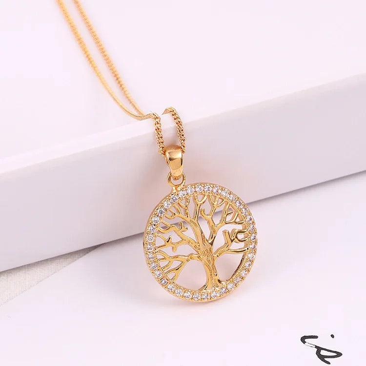 Life Tree Necklace - Sparkle Jewels
