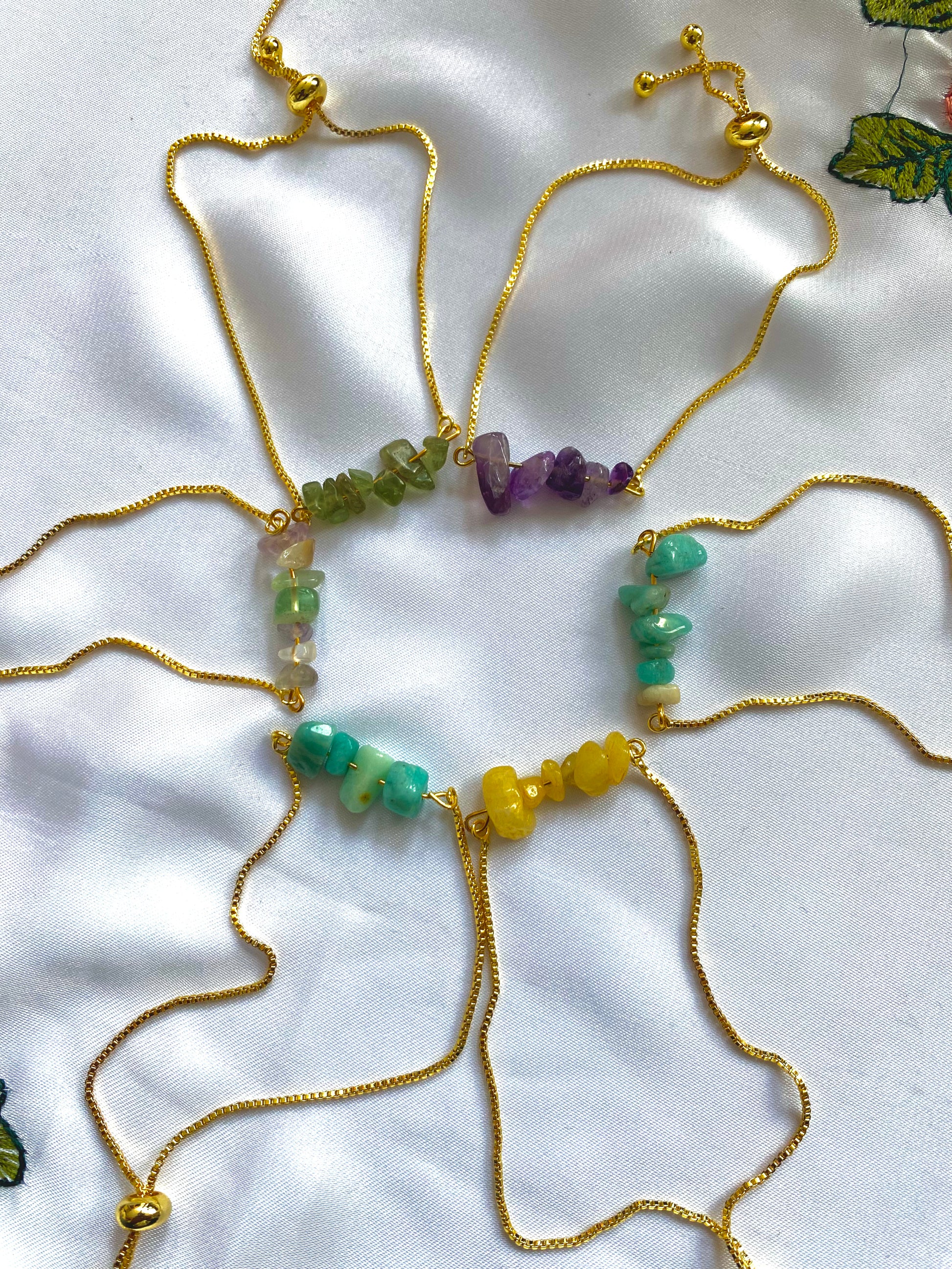 Adjustable Chips Bracelet - Sparkle Jewels