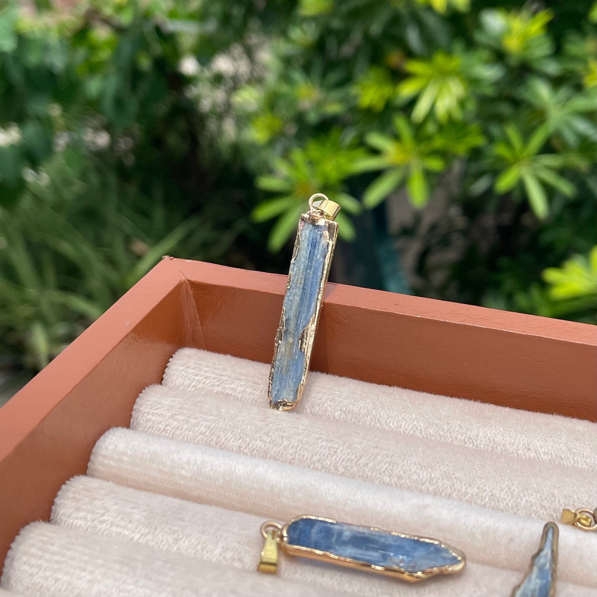 Blue kyanite Pendent