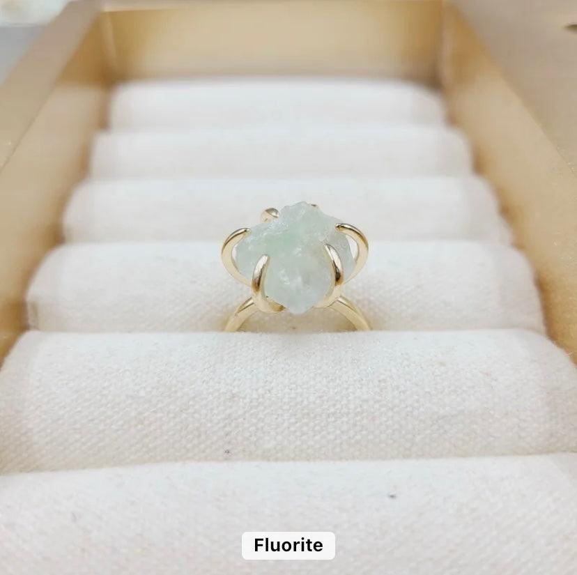 Adjustable- Druzy Stone Rings - Sparkle Jewels