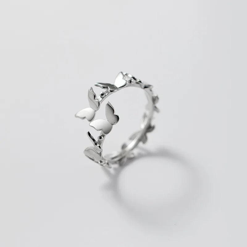 Butterfly Ring - Adjustable - Sparkle Jewels