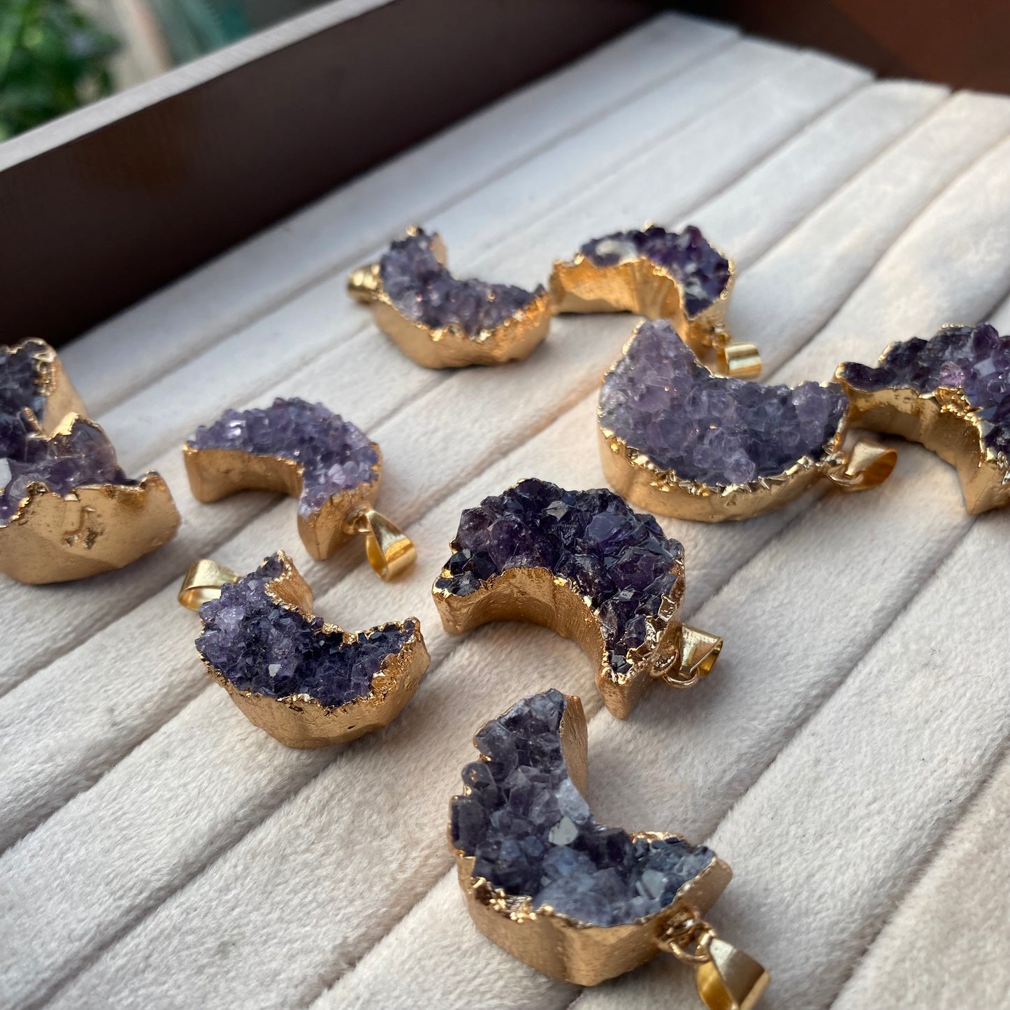 Amethyst Moon pendant