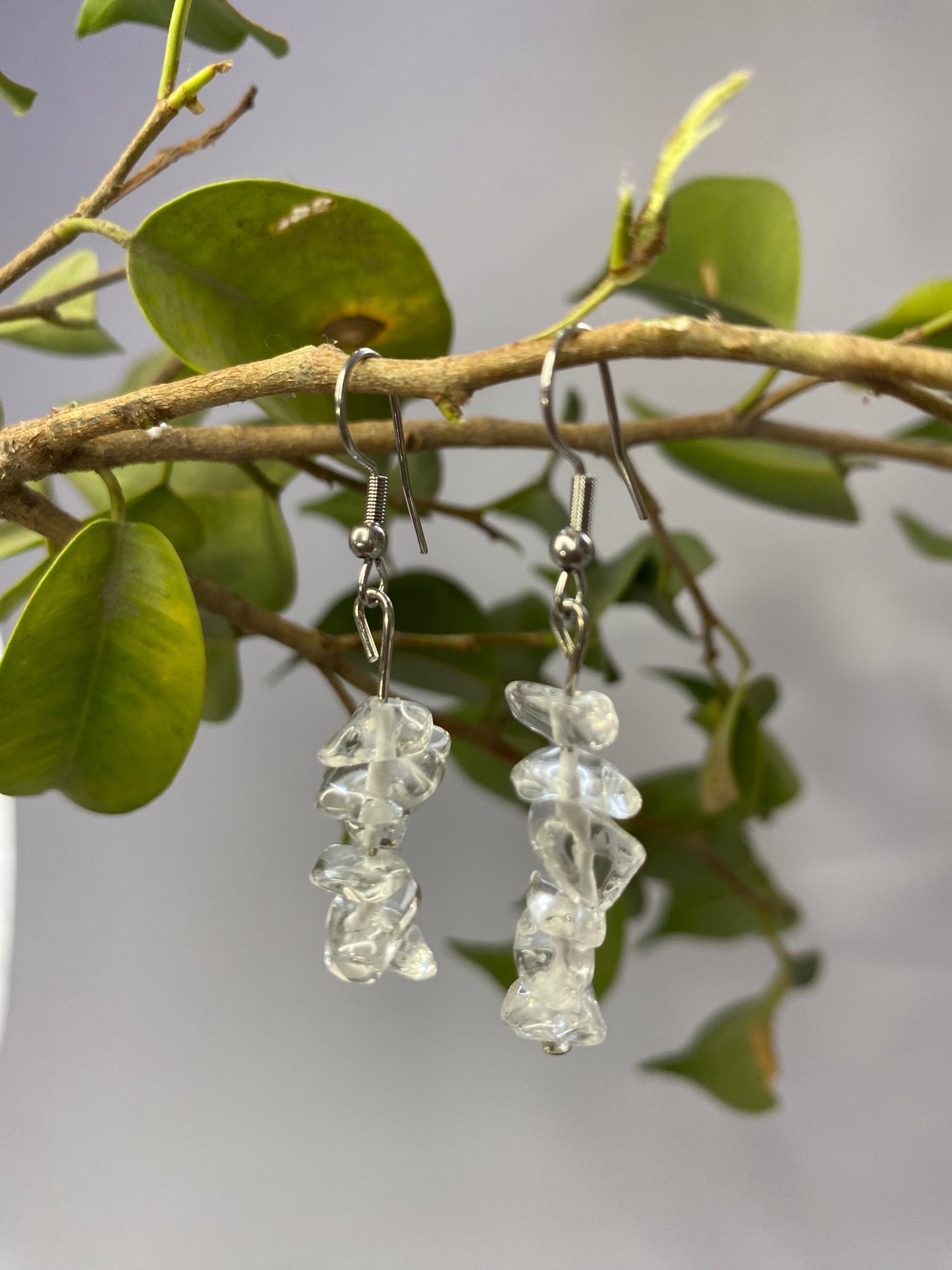 Stone Beaded Earrings - Sparkle Jewels